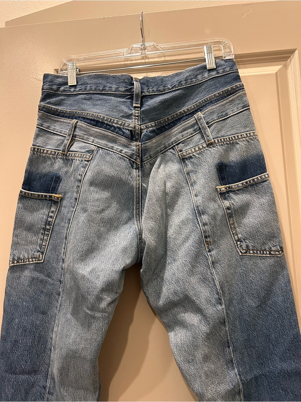 Frame Denim Two-Tone Blue Bootcut - Picture 11 of 11